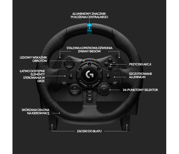 LOGITECH G923 PC PS5 PS4 941-000149 - 583222 - zdjęcie 12